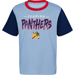 Youth Florida Panthers Navy Divide T-Shirt