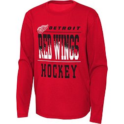 NHL Youth Detroit Red Wings Barn Burner Red T-Shirt