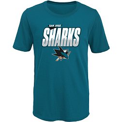 🏒 San Jose Sharks Hockey NHL Apparel Youth Shirt Size Medium 10-12 NWT 🏒