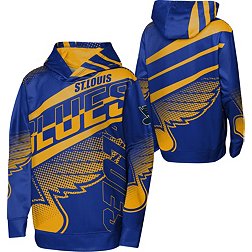 St. Louis Blues Youth Home Ice Advantage Pullover Hoodie - Blue