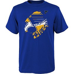 Youth Heathered Gray St. Louis Blues Team Long Sleeve T-Shirt