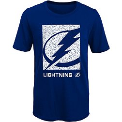NHL Youth Tampa Bay Lightning Saucer Pass Navy T-Shirt