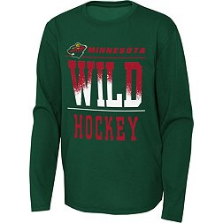 NHL Youth Minnesota Wild Barn Burner Green T-Shirt
