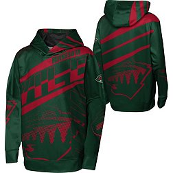 NHL Youth Minnesota Wild Home Ice Green Pullover Hoodie