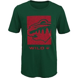 NHL Youth Minnesota Wild Saucer Pass Green T-Shirt