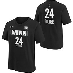 Nike Youth Minnesota Lynx Napheesa Collier #24 Black T-Shirt