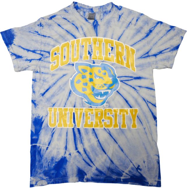 Tones of Melanin / Men's Fayetteville State Broncos Grey Tie-Dye T-Shirt