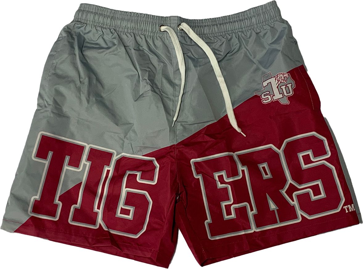 Tones of Melanin Texas Southern Tigers Maroon/Grey Summer Shorts