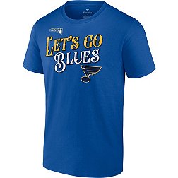 Women's St. Louis Blues Majestic Threads Royal Tourist Tri-Blend T-Shirt