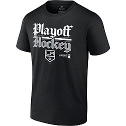 NHL 2022 Stanley Cup Playoffs Los Angeles Kings Slogan Black T-Shirt
