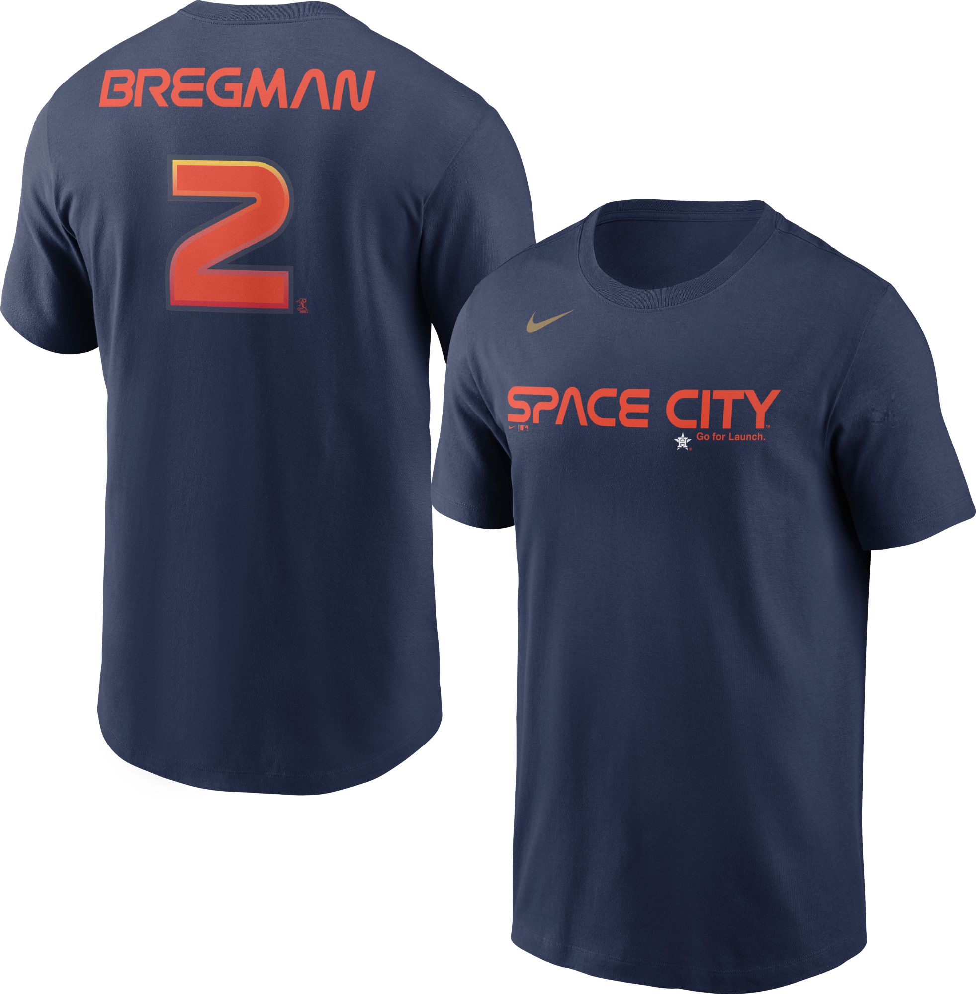 Nike Men's Houston Astros Alex Bregman #2 2022 City Connect T-Shirt