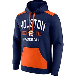 MLB Men's Houston Astros Navy Colorblock Pullover Hoodie