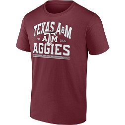 NCAA Men's Texas A&M Aggies Maroon Modern Stack T-Shirt