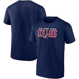NHL Columbus Blue Jackets Ice Cluster Navy T-Shirt