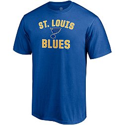 St. Louis Blues Men's Distressed Hoodie Large 42/44 Blue