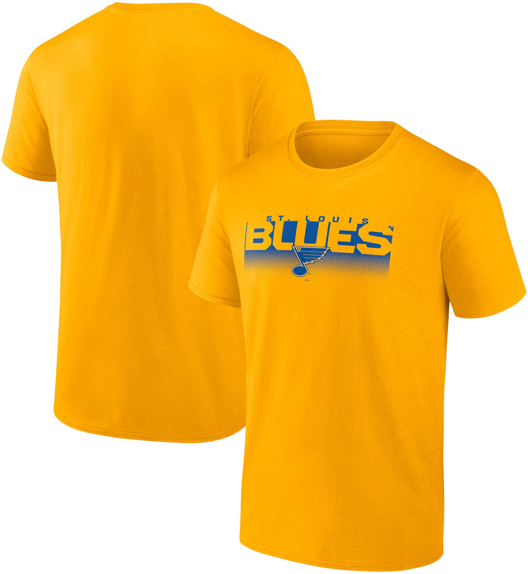 NHL St. Louis Blues Formation Yellow Gold T-Shirt - Yellow