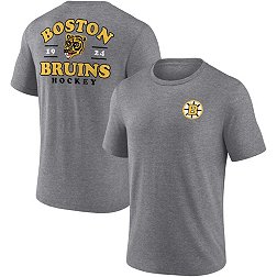 NHL Boston Bruins 2-Hit Tri-Blend Grey T-Shirt