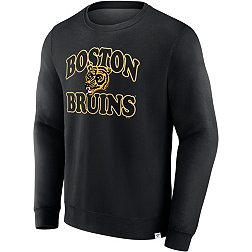 NHL Boston Bruins Vintage Black Crew Neck Sweatshirt