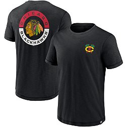 NHL Chicago Blackhawks 2-Hit Logo Black T-Shirt