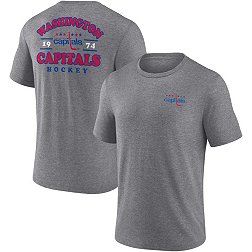 NHL Washington Capitals 2-Hit Tri-Blend Grey T-Shirt