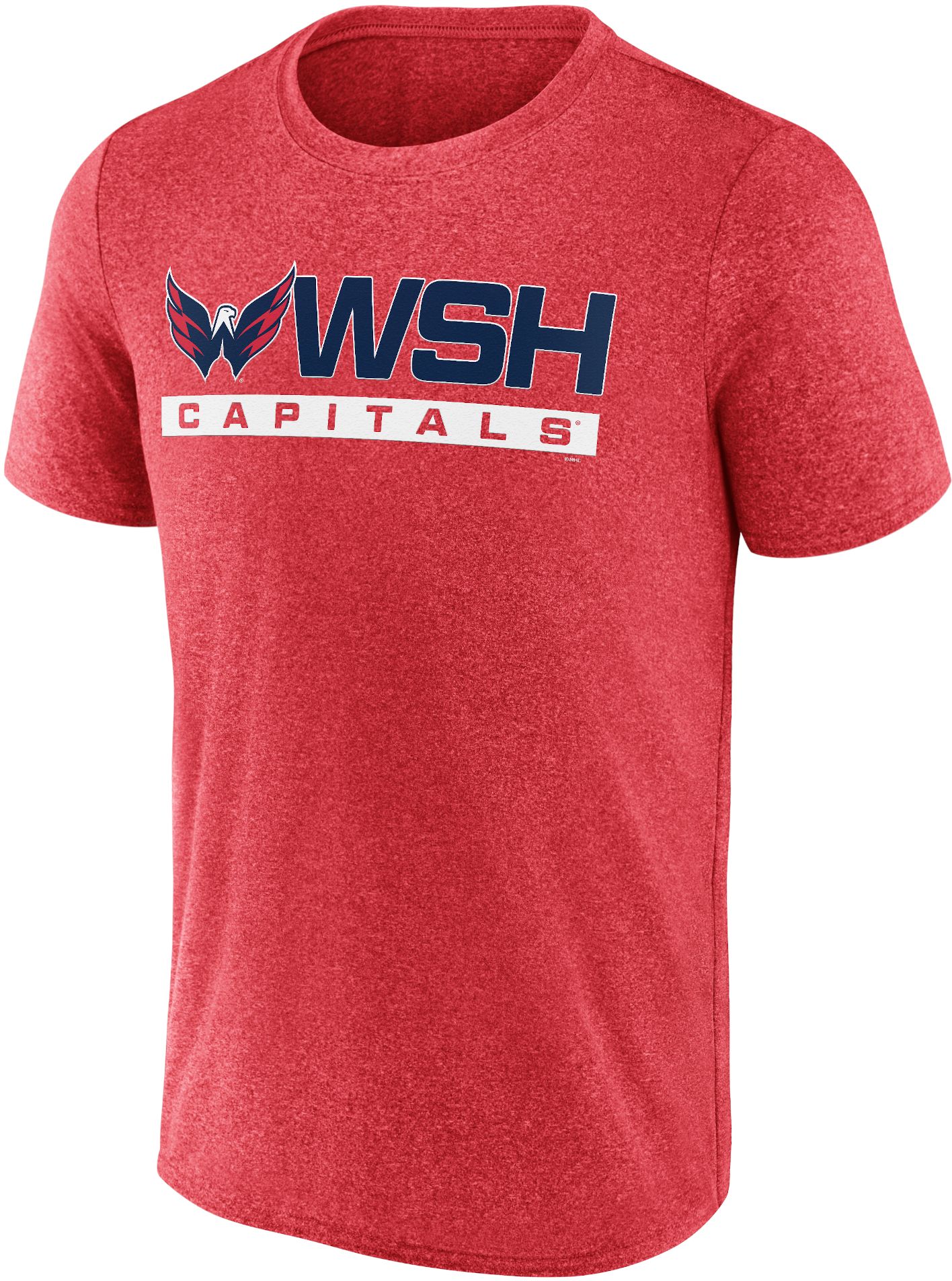 NHL Washington Capitals Logo Red Tri-Blend T-Shirt