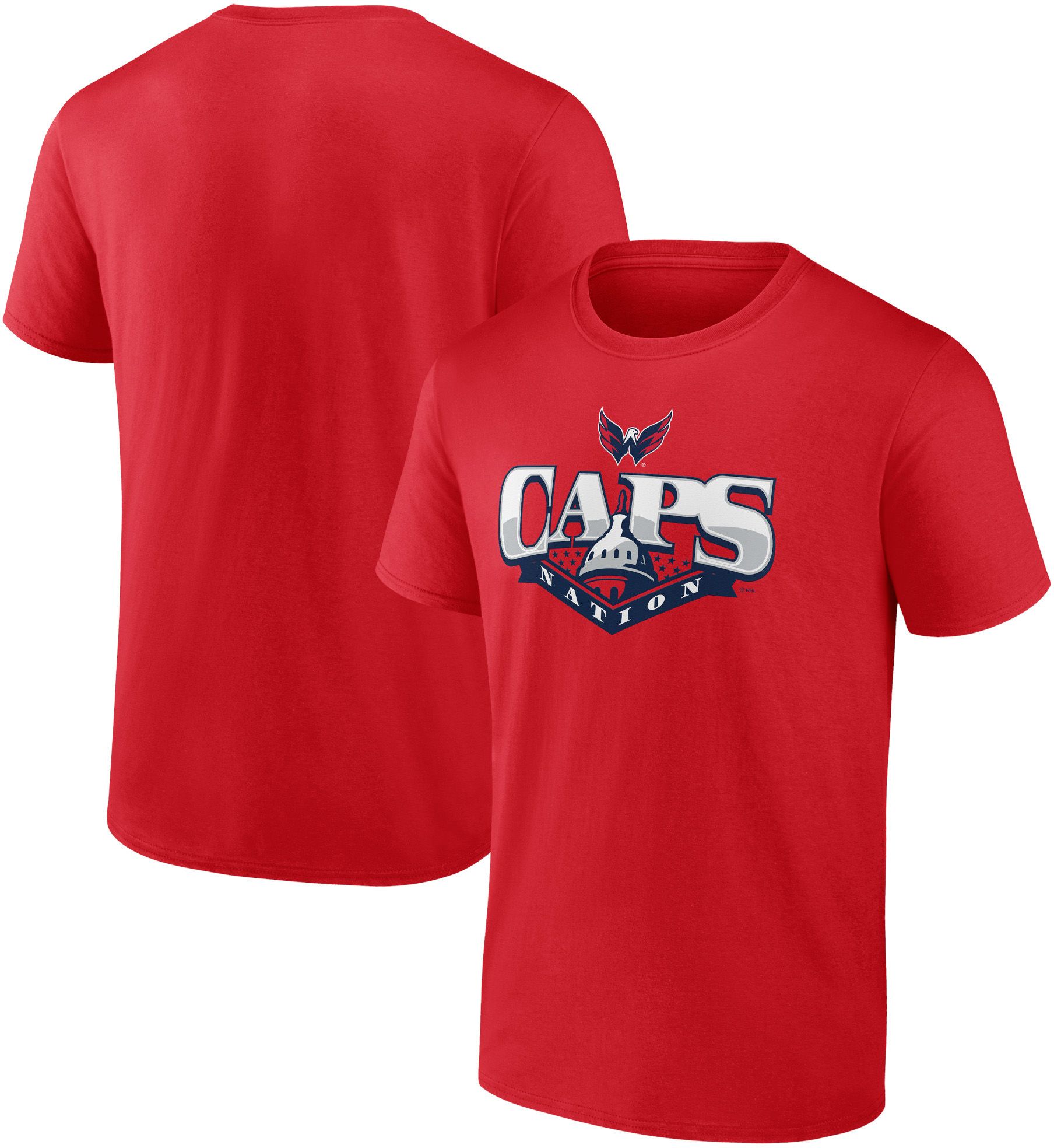 NHL Washington Capitals Vintage Red Tri-Blend T-Shirt