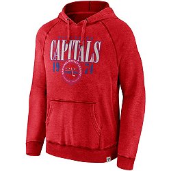Dick's Sporting Goods NHL Youth Washington Capitals Navy/White Adept  Quarterback Pullover Hoodie