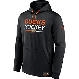NHL Anaheim Ducks Authentic Pro Rink Black Pullover Hoodie