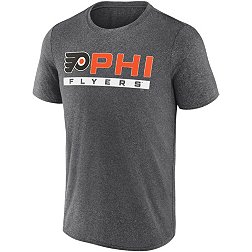 NHL Philadelphia Flyers Logo Grey Tri-Blend T-Shirt