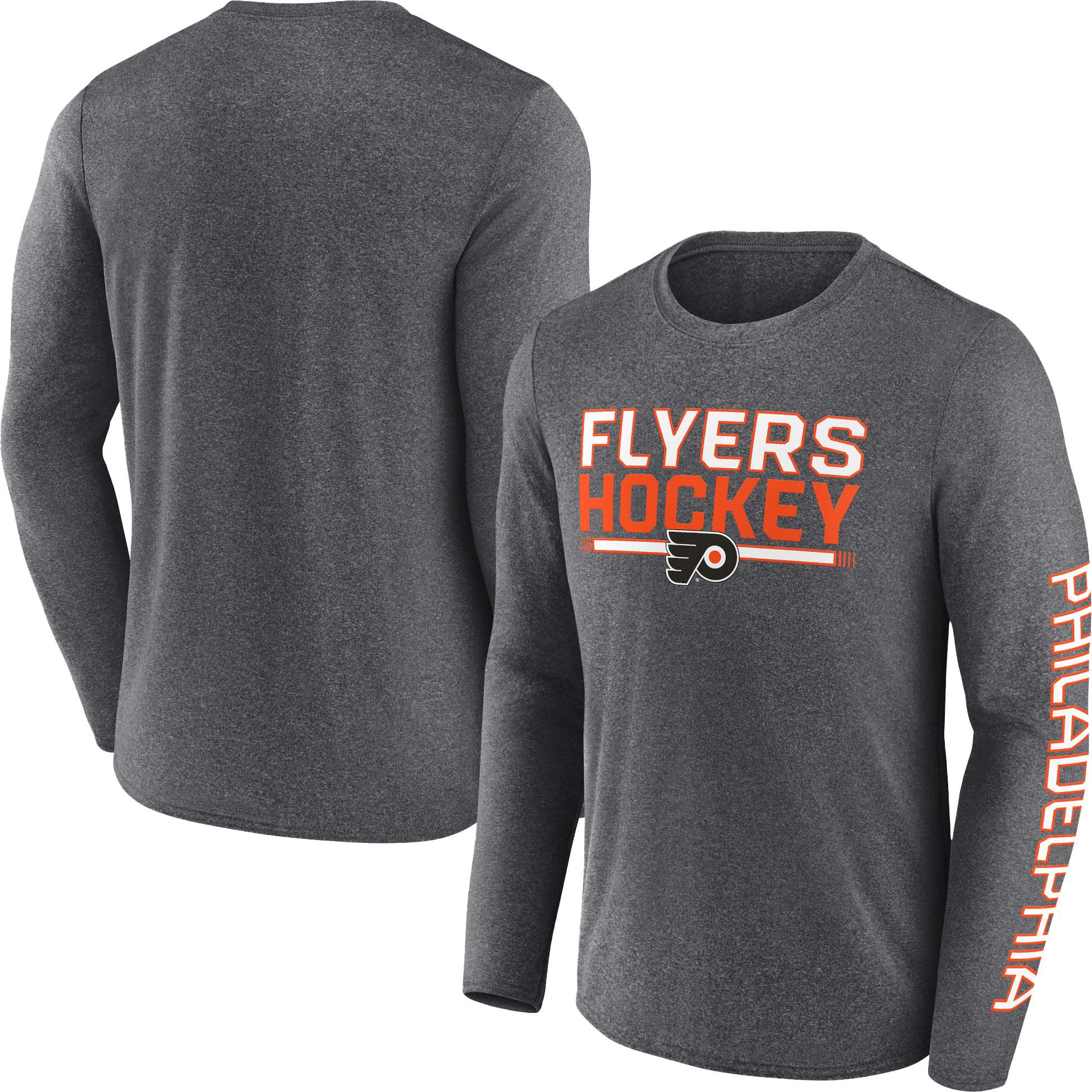 NHL Philadelphia Flyers Iconic Charcoal Synthetic T-Shirt