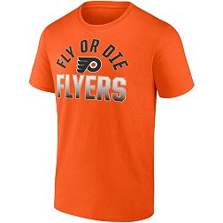 NHL Adult Philadelphia Flyers Wordmark Orange T-Shirt