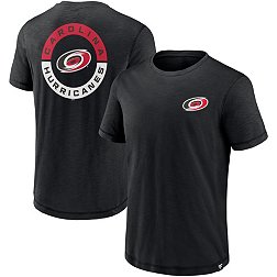 NHL Carolina Hurricanes 2-Hit Logo Black T-Shirt