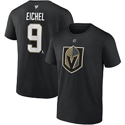 NHL Vegas Golden Knights Jack Eichel #9 Black T-Shirt