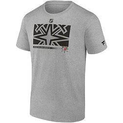 NHL Vegas Golden Knights Grey Authentic Pro Secondary Logo T-Shirt