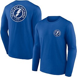 NHL Tampa Bay Lightning Shoulder Patch Royal T-Shirt