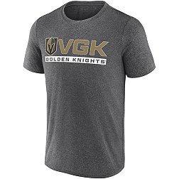 NHL Vegas Golden Knights Logo Grey Tri-Blend T-Shirt