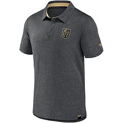 NHL Adult Vegas Golden Knights 2023 Authentic Pro Jacquard Grey Polo