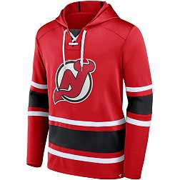 NHL New Jersey Devils Laced Up Red Pullover Hoodie