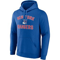 NHL New York Rangers Victory Arch Royal Pullover Hoodie