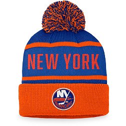 NHL Adult New York Islanders Blue Pom Cuffed Beanie