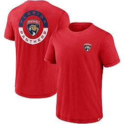 NHL Florida Panthers 2-Hit Logo Red T-Shirt