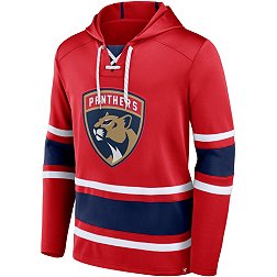 NHL Florida Panthers Laced Up Red Pullover Hoodie