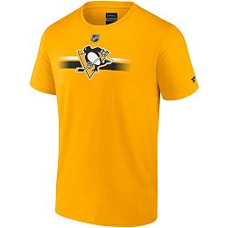 NHL Pittsburgh Penguins 2023 Authentic Pro Secondary Logo Yellow T-Shirt