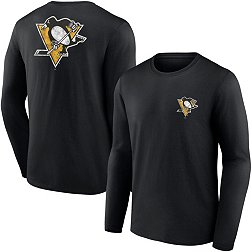 NHL Pittsburgh Penguins Shoulder Patch Black Long Sleeve Shirt