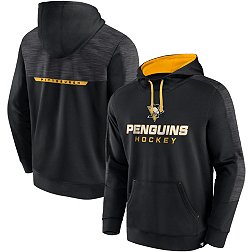 NHL Pittsburgh Penguins Wordmark Black Pullover Hoodie