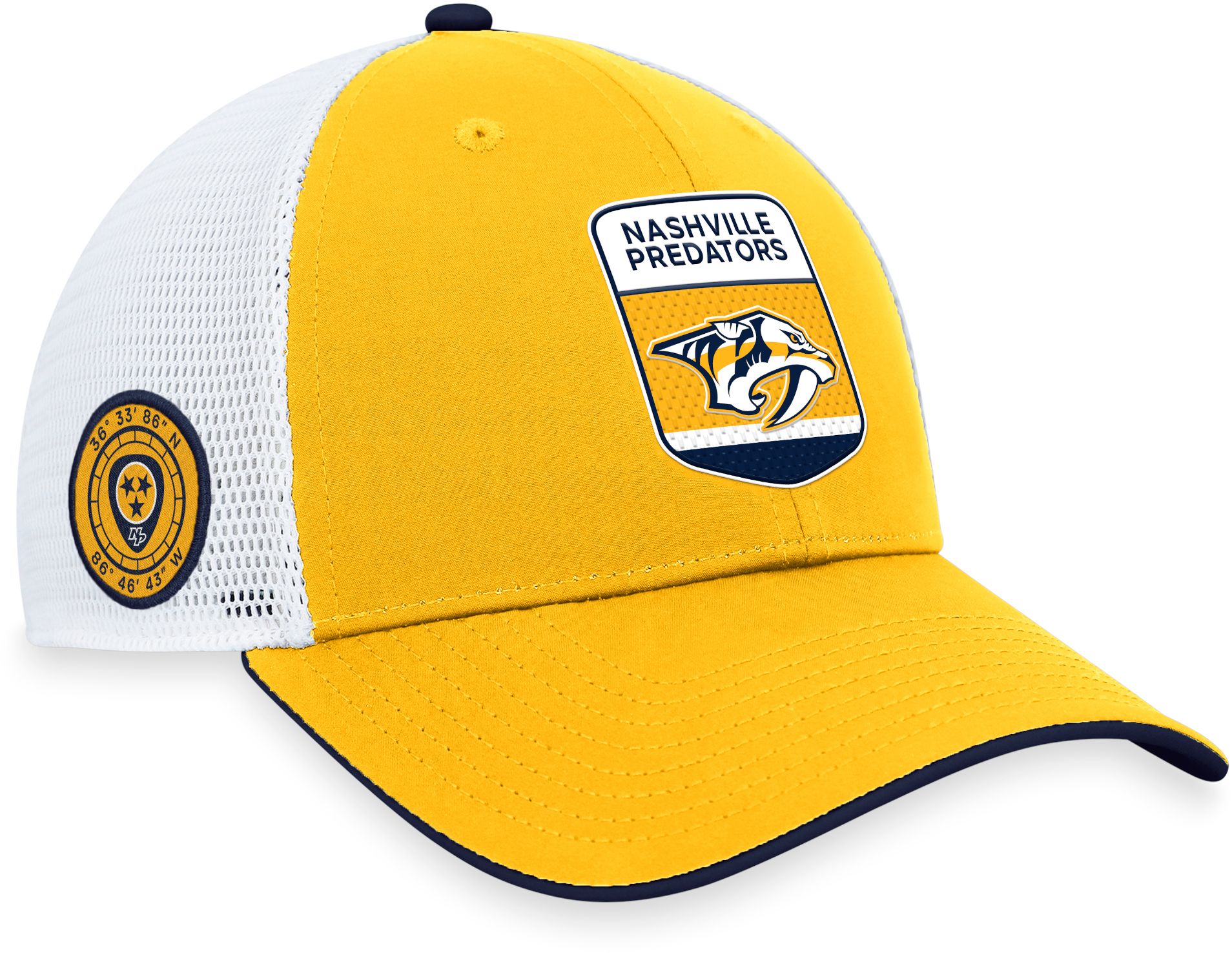 NHL Nashville Predators 2023-2024 Authentic Pro Draft Trucker Hat