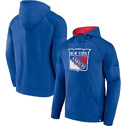 NHL New York Rangers Iconic Defender Royal Pullover Hoodie