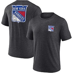 NHL New York Rangers Shoulder Patch Grey T-Shirt