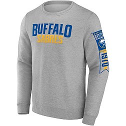 OuterStuff Buffalo Sabres NHL Youth Grey Team Long Sleeve Graphic T-Shirt