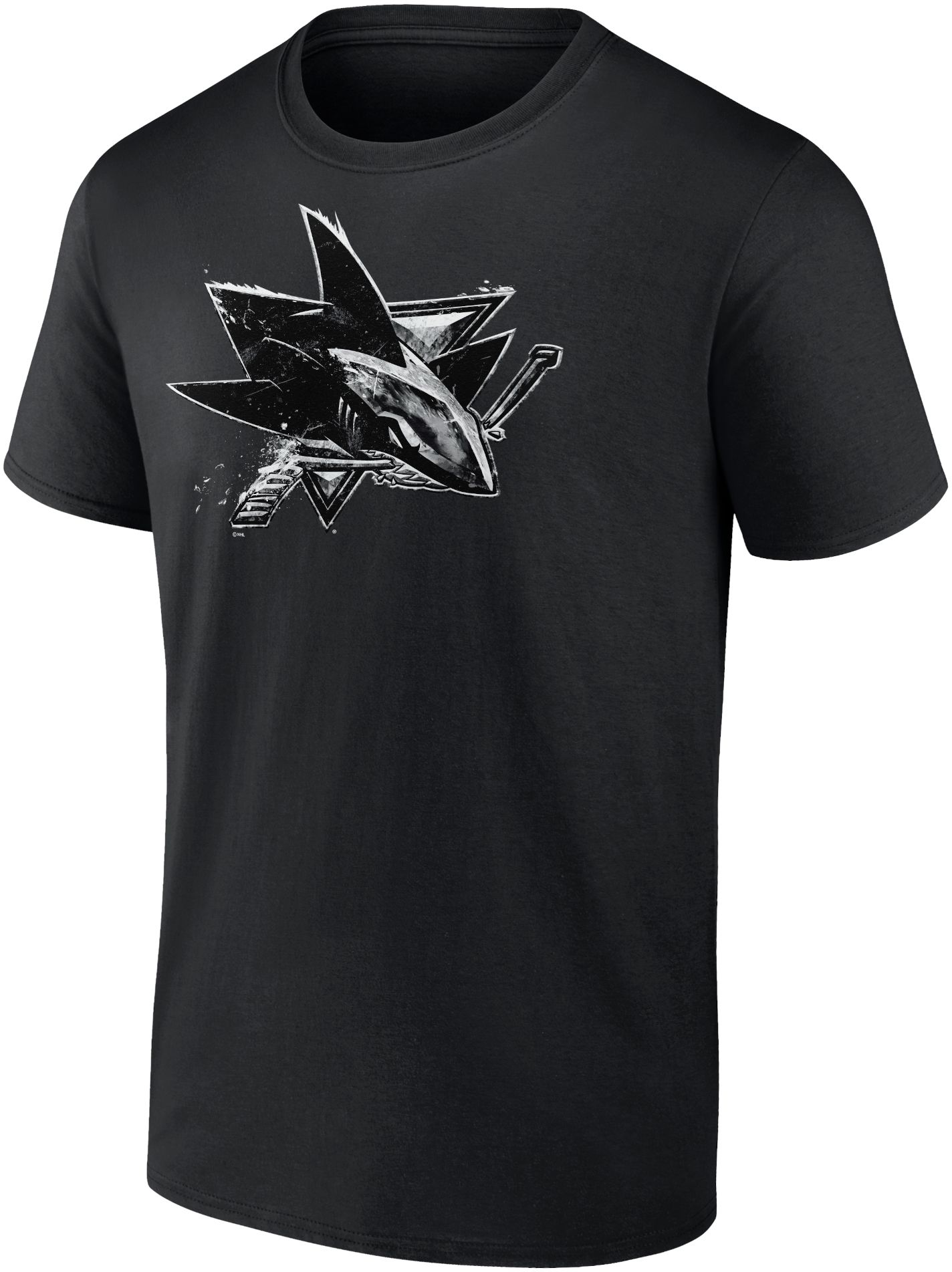 NHL San Jose Sharks Iced Out Black T-Shirt